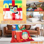 South Park Throw Blanket for Couch Soft Cozy Fleece Blankets Eric Kenny Cartman Bedroom Accessories Mens Gifts 59 x 51 Inches (Multi)