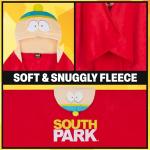 Get Trend South Park Adult Blanket with Hood, 51x59 in, Fleece Wearable Blanket Loungewear, Christmas Gifts for Men(Red South Park)