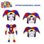 Just Toys Deluxe Pomni – 12″ Action Figure from The Amazing Digital Circus | Fully Articulated, Collector-Grade Detail, Display Stand & Accessories