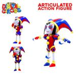 Just Toys Deluxe Pomni – 12″ Action Figure from The Amazing Digital Circus | Fully Articulated, Collector-Grade Detail, Display Stand & Accessories