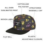Five Nights at Freddy's Pizza Print Adjustable Hat