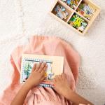 Melissa & Doug 4‑in‑1 Wooden Pets Jigsaw Puzzle Set, 48 Pieces with Storage Box, Toddler Puzzle Toy for Kids Ages 3+ - FSC Certified