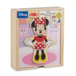 Melissa & Doug Disney Minnie Mouse Dress-Up Puzzle, 18 Pieces Mix and Match Outfits, Sorting & Matching Toy with Storage Case, Educational Puzzle for Toddlers Ages 3+