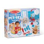 Melissa & Doug Examine and Treat Pet Vet Play Set, 24-Piece Animal Doctor Playset with Dog & Cat Plushies, Pet Doctor Kit & Accessories, Preschool Toys for Girls & Boys Ages 3+
