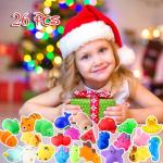 nobasco Squishies, 26 Pack Mochi Squishy Toys - Kawaii Cat Squishys Slow Rising Animals - Party Favors, Goodie Bag, Birthday Gifts, Mini Squishies Stress Reliever Toy