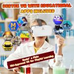 DESTEK V5 VR Headset for Kids with Controller, Anti-Blue Eyes Protected HD Lenses, 110° FOV Virtual Reality Headsets VR Goggles for iPhone 17/16/15/14/13/12/11, Android Phone- White