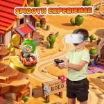 DESTEK V5 VR Headset for Kids with Controller, Anti-Blue Eyes Protected HD Lenses, 110° FOV Virtual Reality Headsets VR Goggles for iPhone 17/16/15/14/13/12/11, Android Phone- White