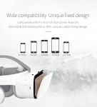 VR Headset for Phone, Virtual Reality Glasses with Bluetooth Headphones for Adults and Kids Play 3D VR Games Movies (White VR Only)