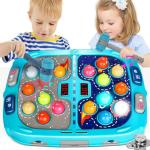 Whack Game Mole for Toddlers, Toys for 3-12 Year Old Boys and Girls, Pounding Game for Kids,Gifts for 3 4 5 6+ Year Old Boys, Interactive Educational Toy with Sound and Light,PK Mode with 2 Hammers