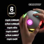 CROOVE Flashball Light-Up Reaction Ball Game – Handheld Electronic LED Memory & Reflex Toy