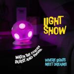 CROOVE Flashball Light-Up Reaction Ball Game – Handheld Electronic LED Memory & Reflex Toy