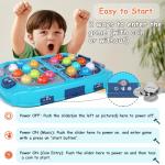 Whack Game Mole for Toddlers, Toys for 3-12 Year Old Boys and Girls, Pounding Game for Kids,Gifts for 3 4 5 6+ Year Old Boys, Interactive Educational Toy with Sound and Light,PK Mode with 2 Hammers