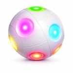 CROOVE Flashball Light-Up Reaction Ball Game – Handheld Electronic LED Memory & Reflex Toy
