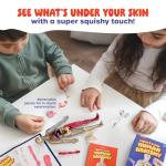 Dan&Darci Human Anatomy Squishy Body Model - Science Kits for Kids Ages 4-8 - STEM Toys for 4 5 6 7 8 Year Old Boy Birthday Gift - Learning Educational Toys for Ages 5-7 Boys Gifts - Skeleton Parts