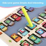 Magnetic Alphabet Maze Letter Puzzle for Fun Learning, Montessori Educational Toy for 3 4 5 Year Old Boys and Girls, Fine Motor Skills Development and Sensory Play