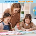 Preschool Learning Activities Kindergarten Workbooks, Toddler Alphabet Learning Educational Toys for 2 3 4 5 Year Old, Writing Practice Tracing Activity Books, 3 Year Old Boy Girl Gifts for Grandkids