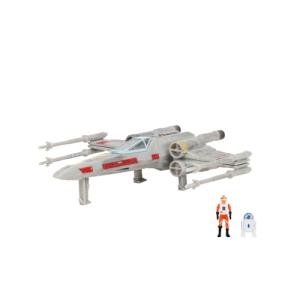 Star Wars Micro Galaxy Squadron Luke Skywalker's X-Wing (Armada Edition) - 5-Inch Vehicle with Two 1-Inch Micro Figure Accessories