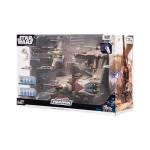 Star Wars Micro Galaxy Squadron Republic Attack Force Bundle Set - Deluxe Battle Pack with Five Vehicles Nine 1-Inch Micro Figure Accessories