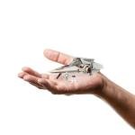 Star Wars Micro Galaxy Squadron V-Wing Starfighter - 3-Inch Light Armor Class Vehicle with Two 1-Inch Micro Figure Accessories