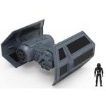 Star Wars Micro Galaxy Squadron TIE Bomber (Armada Edition) - 5-Inch Vehicle with Dual Cockpits, Bomb Bay, and 1-Inch Micro Figure Accessory