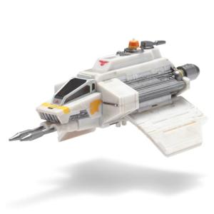 Star Wars Micro Galaxy Squadron Phantom Shuttle - 5-Inch Vehicle with Folding Wings and Removable Hatch Plus Two 1-Inch Micro Figure Accessories