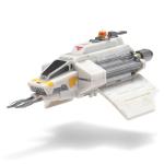 Star Wars Micro Galaxy Squadron Phantom Shuttle - 5-Inch Vehicle with Folding Wings and Removable Hatch Plus Two 1-Inch Micro Figure Accessories