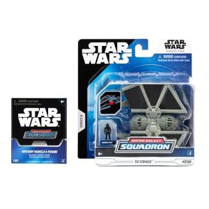 Star Wars Micro Galaxy Squadron TIE Striker Mystery Bundle - 3-Inch and 2.5-Inch Vehicles with Accessories (Amazon Exclusive)