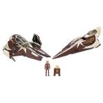 Star Wars Micro Galaxy Squadron Ahsoka Tano’s Jedi Starfighters Set - 5-Inch and 3-Inch Vehicles Two 1-Inch Micro Figure Accessories