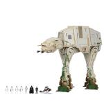 Star Wars Micro Galaxy Squadron at-at Walker (Endor) Amazon Exclusive - 10-Inch Vehicle with Lights, Sounds, Action Zones, and Accessories (Toys for Kids Ages 8 and Up)