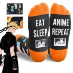 Zmart Anime Gifts for Men Women - Anime Socks for Lovers, Cartoon Watching Merch for Teens Party