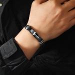 BayJew One Piece Anime Bracelet - Stainless Steel Adjustable Mesh Wristband with Skull Design for Men Women & Kids Christmas gifts