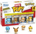 Funko Pop! Bitty: Pokemon - Squirtle, Eevee, Growlithe, and Psyduck - 0.9 Inch (2.2 Cm) Collectable - Stackable Display Shelf Included - Gift Idea - Party Bags Stocking
