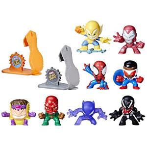 Marvel Stunt Squad Collection Pack, Action Figure Set, Super Hero Toys, Action Figures, Mini Action Figures, Playset, Toys for Kids Ages 4 and Up