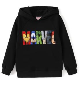 Marvel Apparel Black Hoodies Avengers Clothes Spiderman Sweater Soft Hoodie Pullover Little Kid Outwear Toddler Clothing Boy Sweatshirt Child Hooded Shirts Christmas Sweatshirts Fall Outfits 4-5 Year