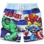 Marvel Avengers Boys UPF 50+ Swim Trunks Bathing Suit for Toddler and Big Kids Blue