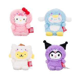 BumBumz 4.5-inch Hello Kitty and Friends IceFriendBumz Plush 4-Pack - Collectible Amazon Exclusive Toys - from The Makers of Original Squishmallows