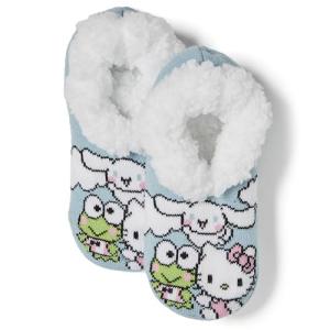 Hello Kitty Women's Hello Kitty and Friends Teddy Fur Slipper Socks