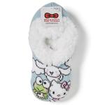 Hello Kitty Women's Hello Kitty and Friends Teddy Fur Slipper Socks