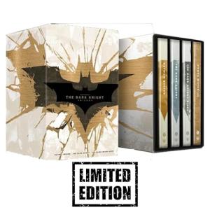 The Dark Knight Trilogy: 20th Anniversary Collection Steelbook Limited Edition [4K UHD + Blu-Ray, Region Free]