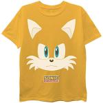 SEGA boys Sonic the Hedgehog 3-pack T-shirt Bundle, Sonic, Tails, Knuckles T Shirt, Gold/Red/Royal Blue, 4 5 US