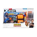 X-Shot Skins Dread Foam Blaster (12 Dart) by ZURU x Sonic The Hedgehog Toy for Kids, Teens, Adults
