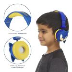 Sonic The Hedgehog - Kids Bluetooth Headphones, Wireless & Wired Over-Ear Headphones with Safe Volume, Adjustable Headband, Rechargeable Battery & Stereo Sound – Perfect for School, Home, & Travell