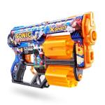 X-Shot Skins Dread Foam Blaster (12 Dart) by ZURU x Sonic The Hedgehog Toy for Kids, Teens, Adults