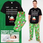 South Park Pajamas for Teens Men T Shirt Long Pants PJs Set Funny Loungewear Gifts (XL, Multi)