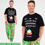 South Park Pajamas for Teens Men T Shirt Long Pants PJs Set Funny Loungewear Gifts (XL, Multi)