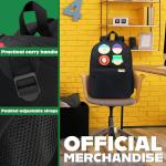 South Park Backpack for Men Teens Boys Daypack Gym Travel Bag Bookbag Rucksack College Work Funny Gifts for Men (Black)