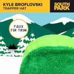 South Park Kyle Broflovski Acrylic Cosplay Trapper Hat, Green, One Size
