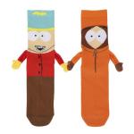 Bioworld Southpark Cartman & Kenny Holding Hands Womens Casual Crew Socks