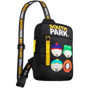 South Park Crossbody Bag for Teens Men Travel Shoulder Bag Adjustable Strap Daypack for Travel Sling Bag Vacation Festivals Wallet Phone Gifts for Men