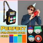 South Park Crossbody Bag for Teens Men Travel Shoulder Bag Adjustable Strap Daypack for Travel Sling Bag Vacation Festivals Wallet Phone Gifts for Men